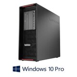 Workstation Lenovo P510, Hexa Core E5-1650 v3, 16GB DDR4, GT 720, Win 10 Pro